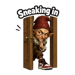 AI Rumpelstiltskin Tip Toein Jordans sticker 2