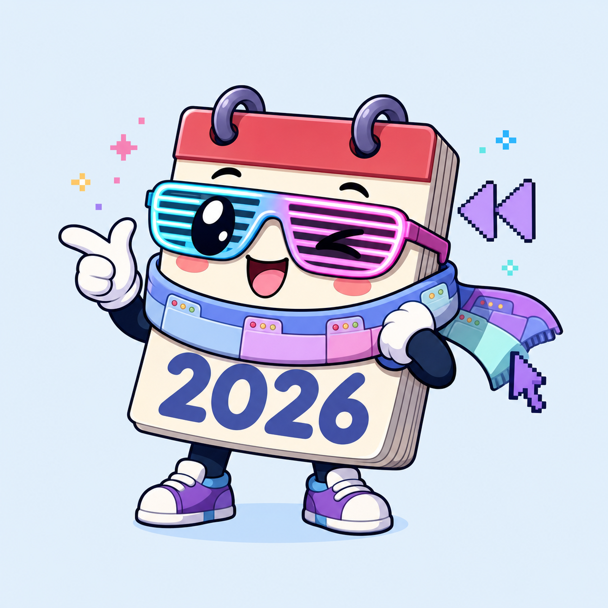 2026 Is New 2016 Stickers character image