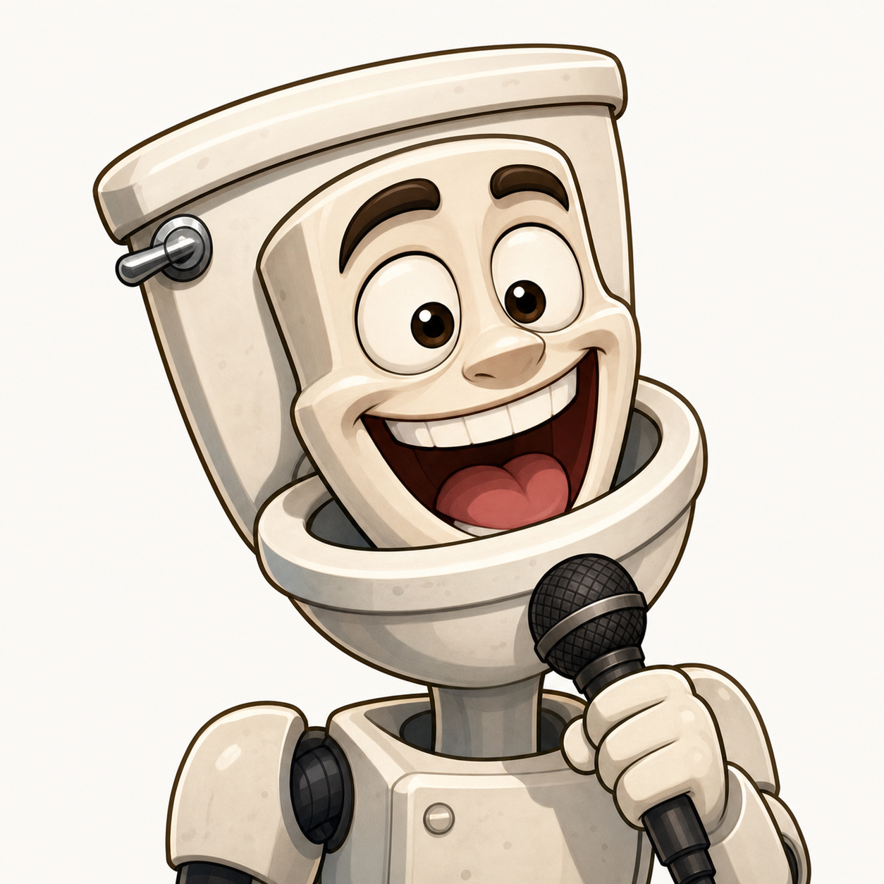 Imagen del personaje de Skibidi Toilet Cartoon Sticker Pack
