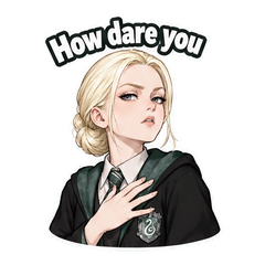 Malfoid Chat Reaction Sticker Pack sticker 1