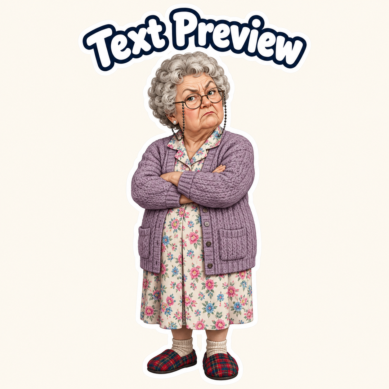 Not Me Nan Sticker Pack 캐릭터 이미지