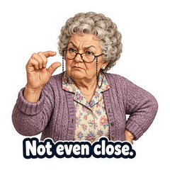 Not Me Nan Sticker Pack sticker 3