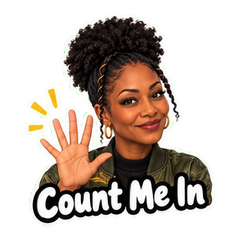 Imani Between Rehearsals sticker 1