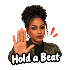 Imani Between Rehearsals sticker 3