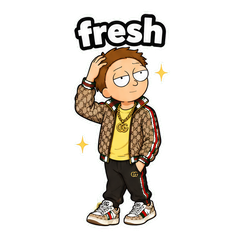Gucci Morty Meme Sticker Pack #2