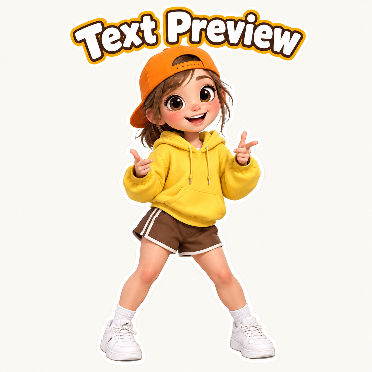 Imagen del personaje de Scooby Doo Pa Pa Dance Trend Stickers