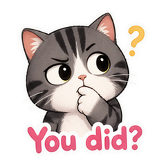 Laughing Cat Got You sticker 4