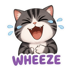 Laughing Cat Got You sticker 2