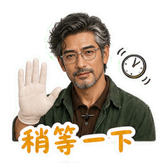 放映窗后的砚川 sticker 4
