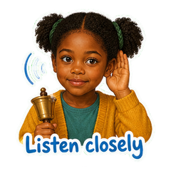 Leah Sets the Handbells sticker 2