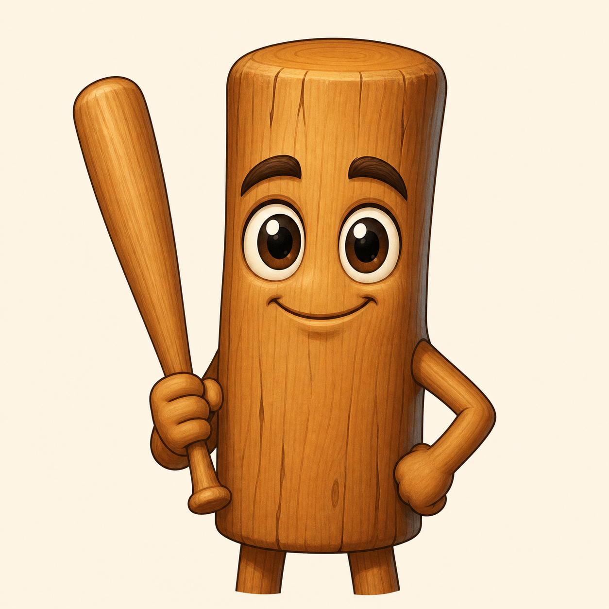 Tung Tung Sahur Cartoon Sticker Pack character image