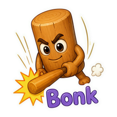 Tung Tung Sahur Cartoon Sticker Pack #4