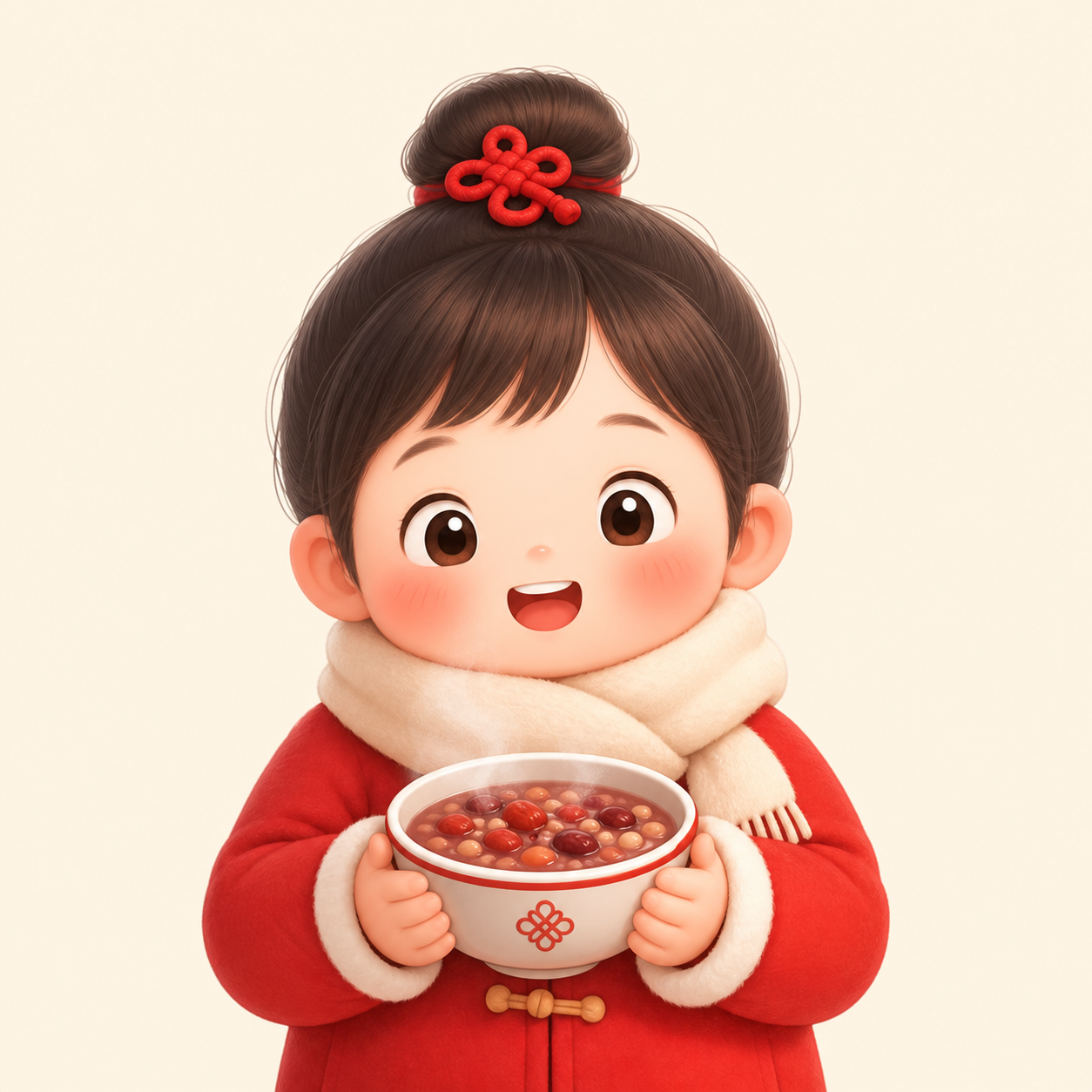 腊八迎福年角色图