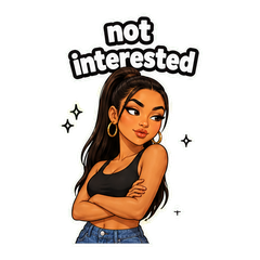 I Don’t Want Your Number Stickers sticker 2