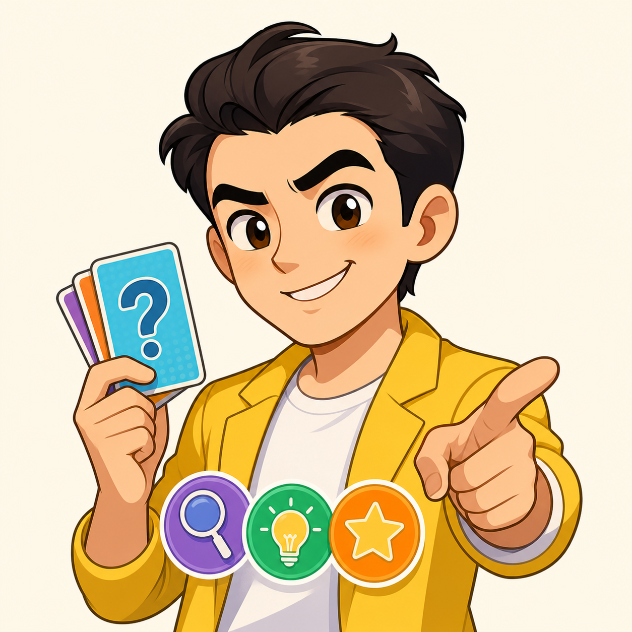 Tell Me Challenge Stickers character image