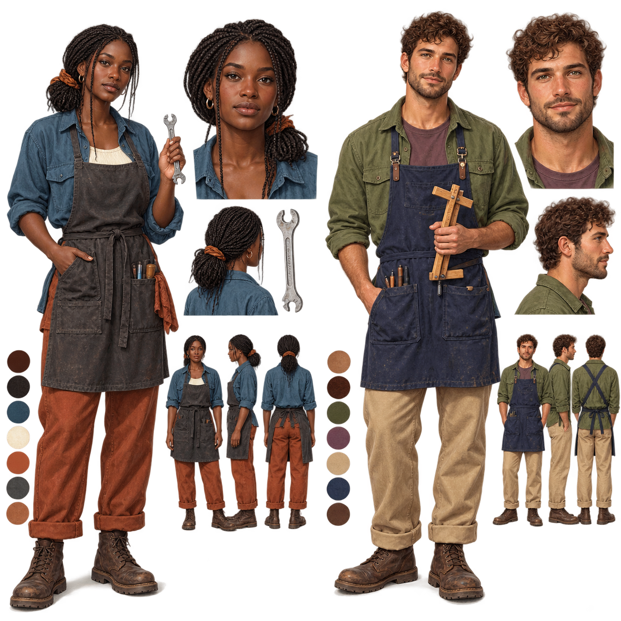 Amara and Jules Tune the Wheel character image