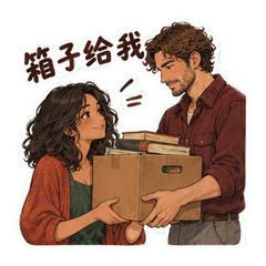 青岑闻野书摊 sticker 2