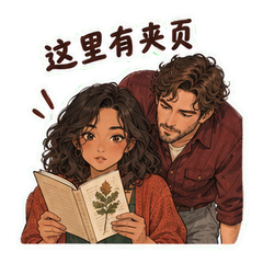 青岑闻野书摊 sticker 3