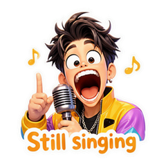Nuhu Loop Singer sticker 2