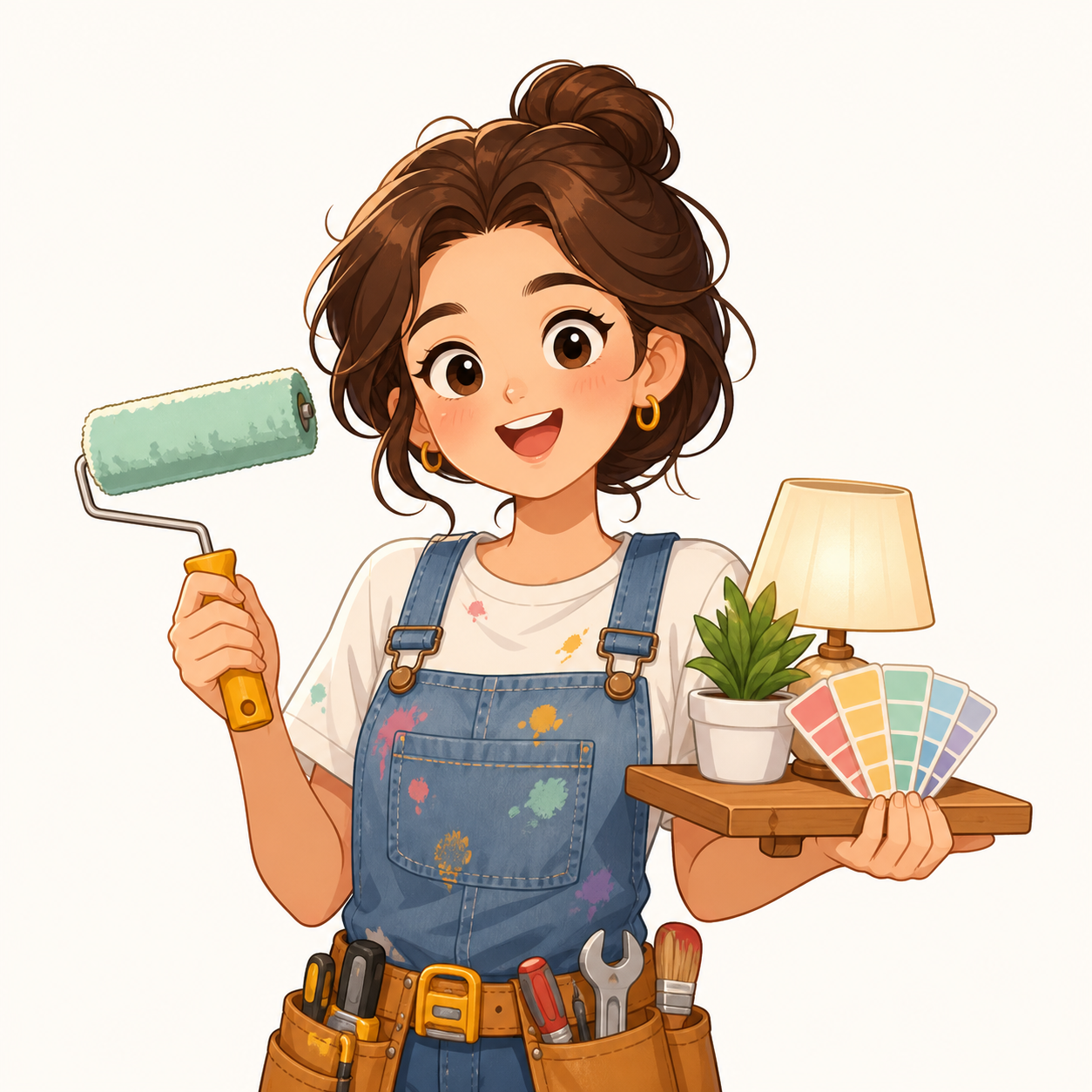 DIY Room Makeover Challenge 角色圖
