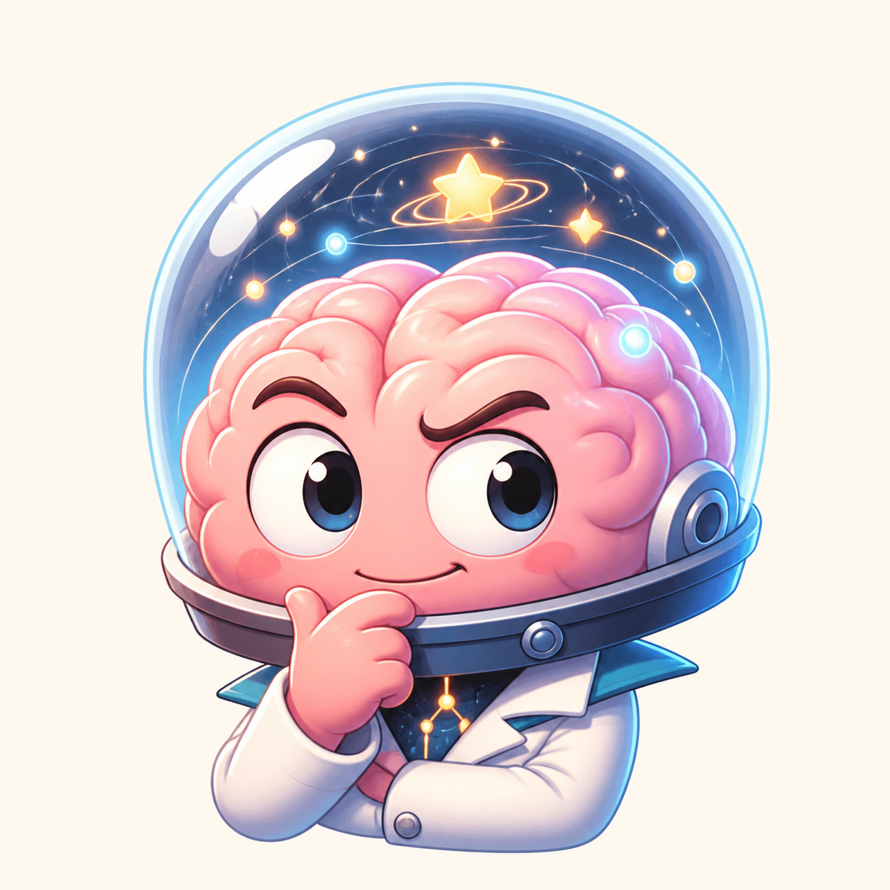 Galaxy Brain Sticker Pack角色图