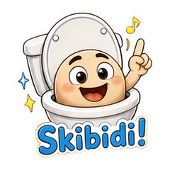 Skibidi Toilet Cartoon Sticker Pack #1