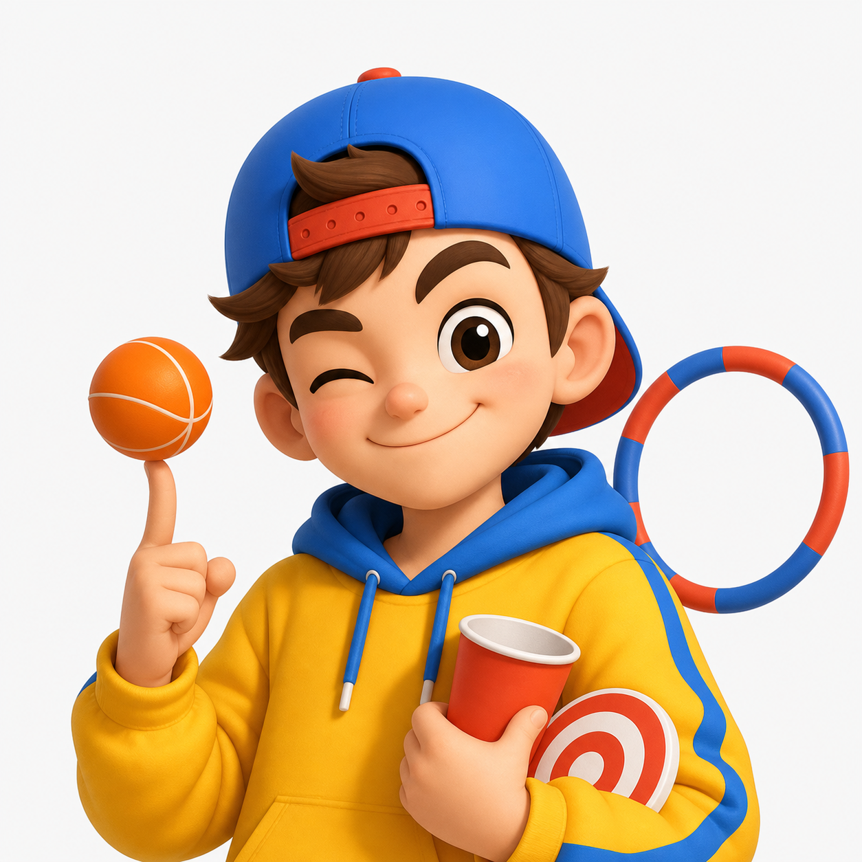 Trick Shot Challenge Stickers character image