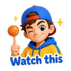 Trick Shot Challenge Stickers #1
