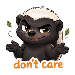Honey Badger Cartoon Pack #1