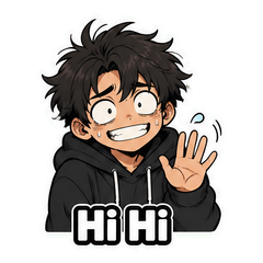Hi Hi Ha Ha sticker 1