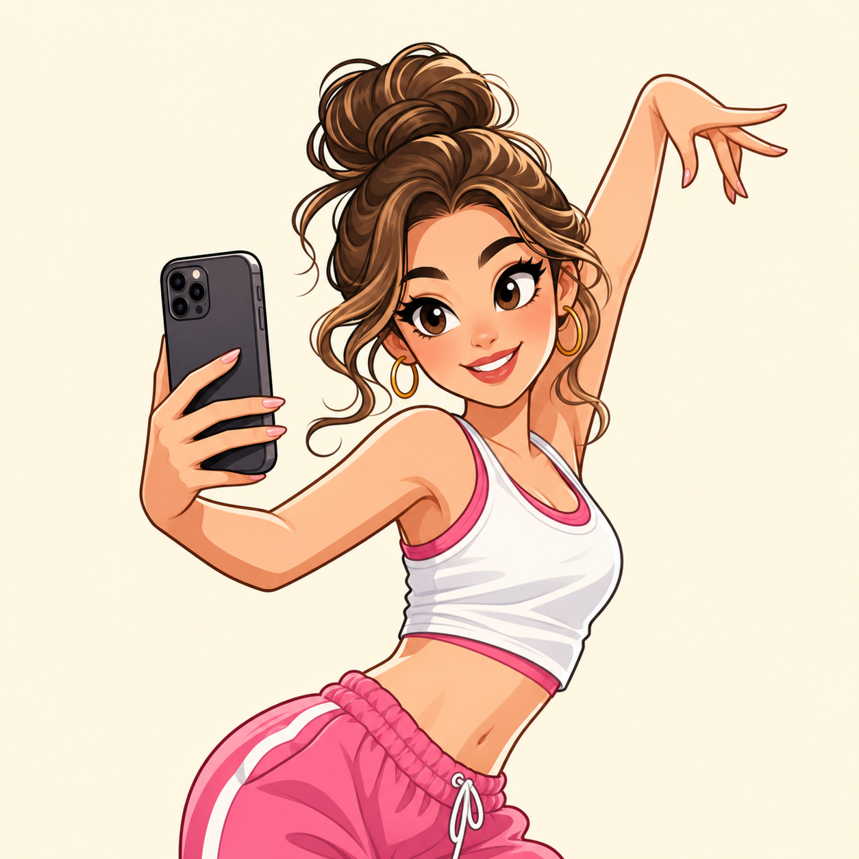 Clara Batten Dance Cartoon Sticker Pack 캐릭터 이미지