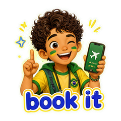 Come to Brazil Sticker Pack #4