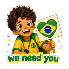Come to Brazil Sticker Pack #3