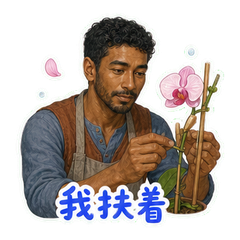 温室兰花搭档 sticker 4
