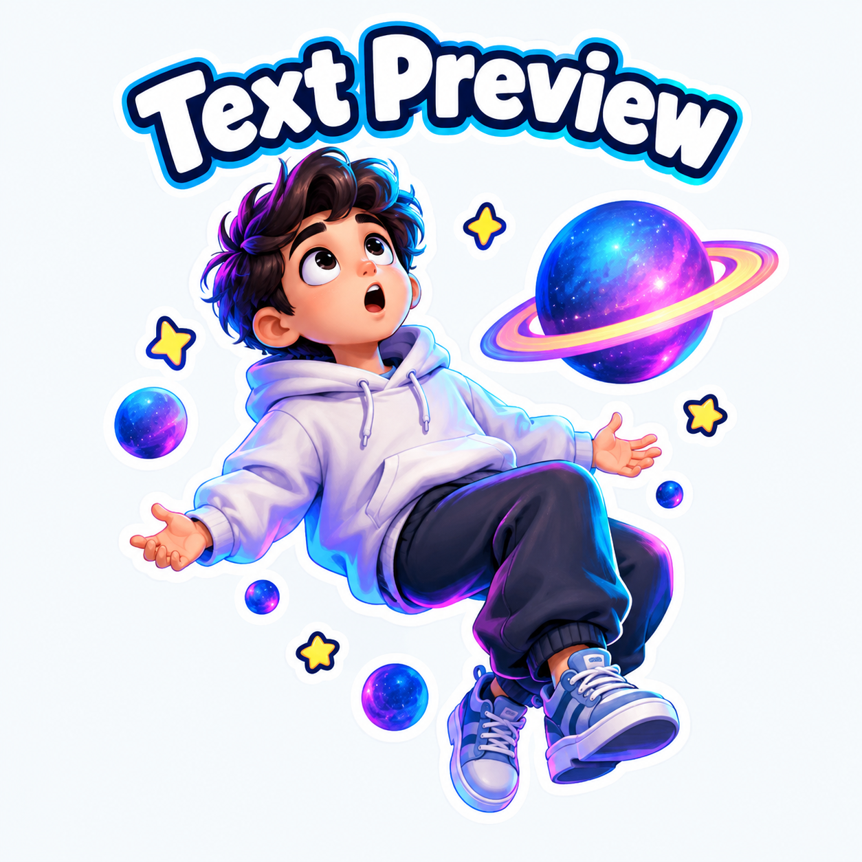Shooting Stars Meme Stickers