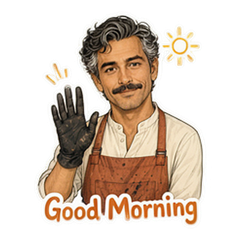 Elias in the Print Studio sticker 1
