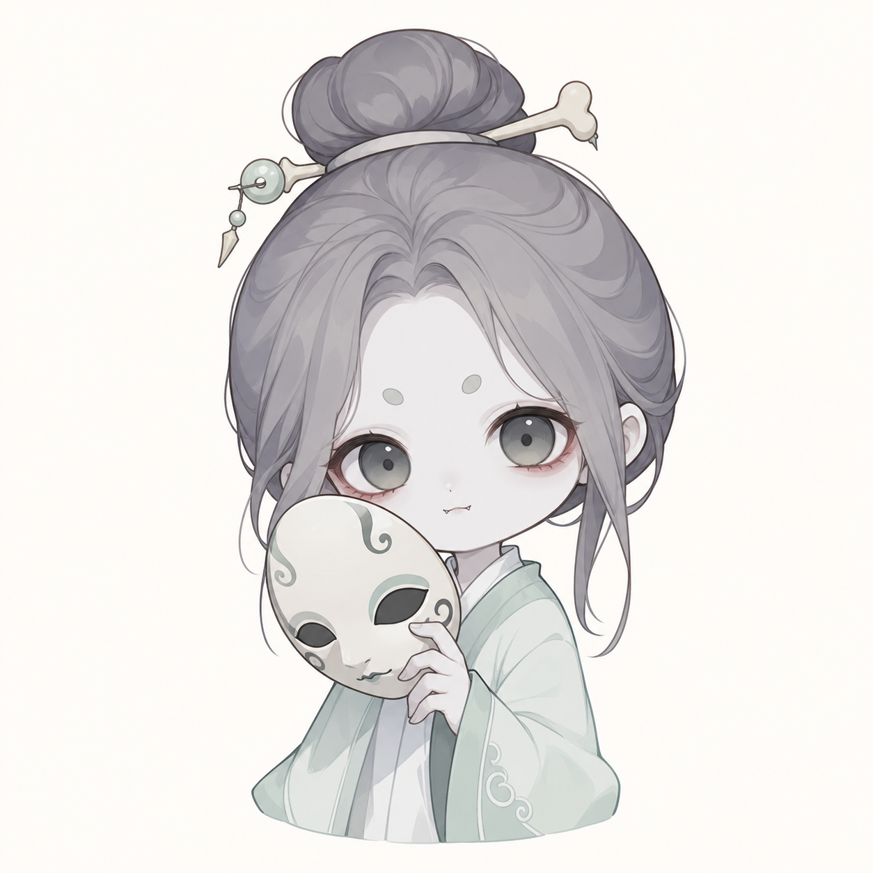 白骨变脸角色图