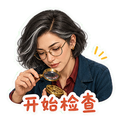 钟表台边的澜青 sticker 1