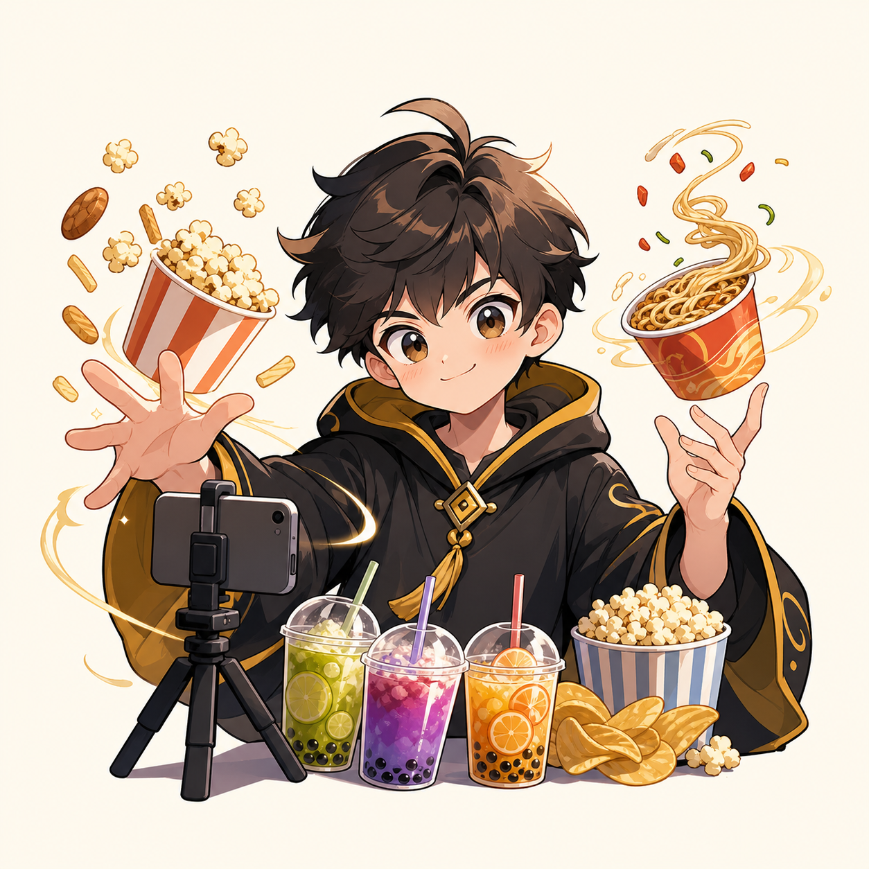 Food Jutsu Snack Stickersのキャラクター画像