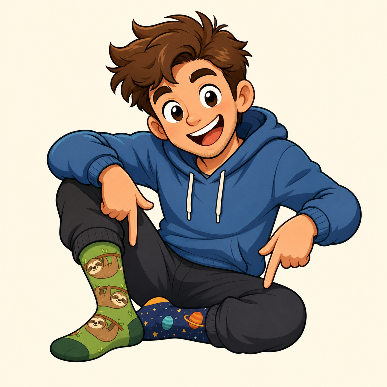 Quirky Socks Boys Meme 캐릭터 이미지