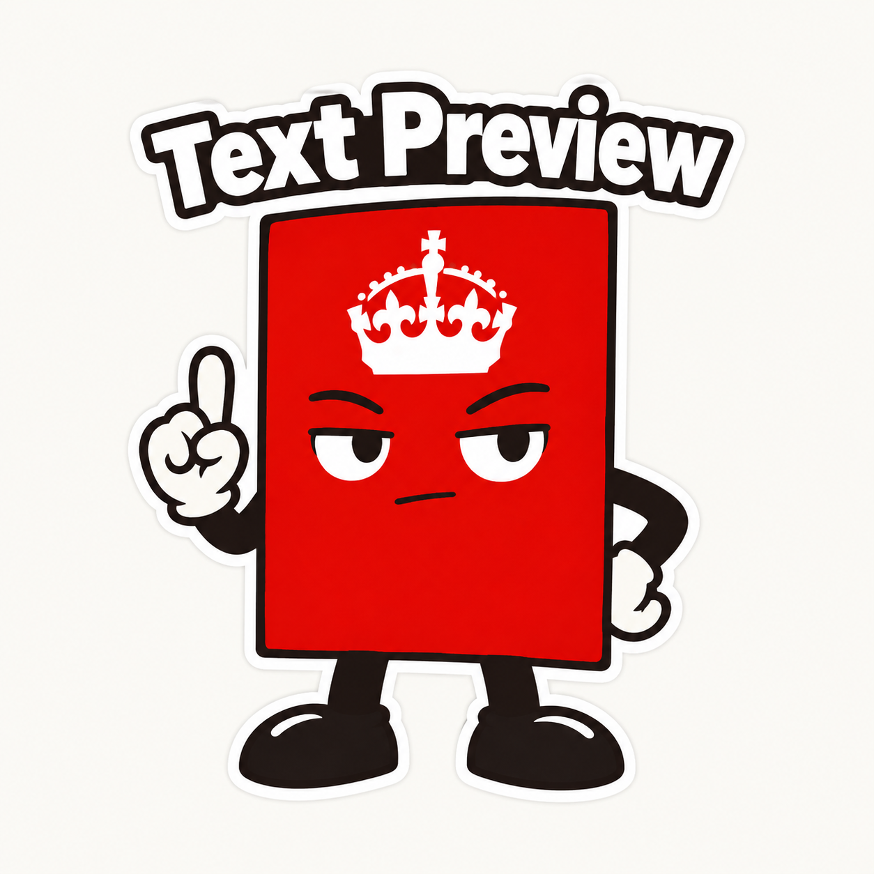 Keep Calm Poster Sticker Pack 캐릭터 이미지