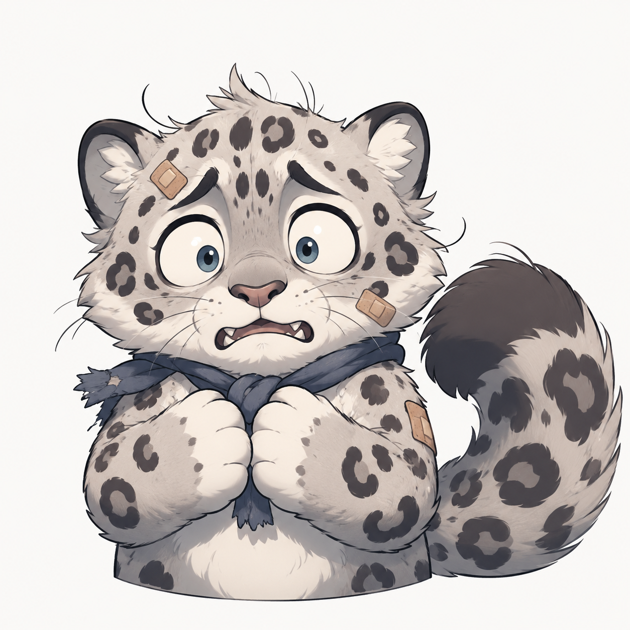 Clumsy Snow Leopard Reactions 角色圖