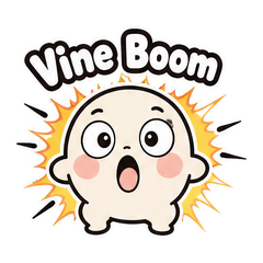 Vine Boom Bruh Reaction Pack sticker 1