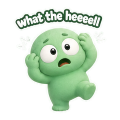 What The Heeeell Reaction Sticker Pack sticker 1