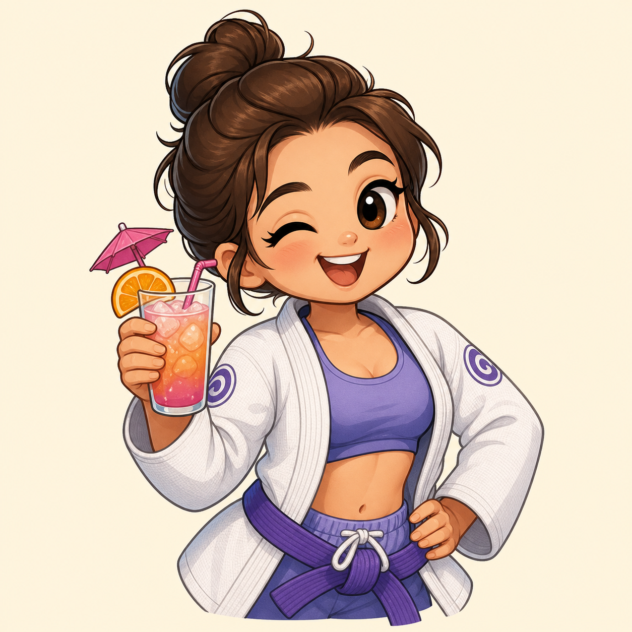Cocktail Jiu Jitsu Stickersのキャラクター画像