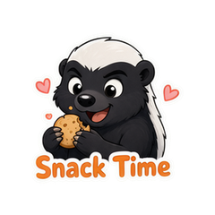 Honey Badger Stickers #3