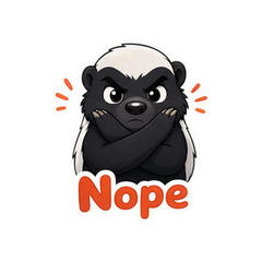 Honey Badger Stickers #1
