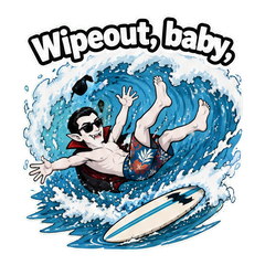 Surf Dracula Meme Sticker Pack sticker 3