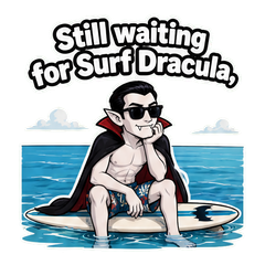Surf Dracula Meme Sticker Pack sticker 4
