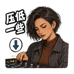 侧台灯光师朝岚 sticker 4